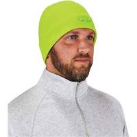 N-Ferno&reg; Skull Cap Beanie Hat with LED Lights, One Size, High-Visibility Lime Green Trail Hammer and Bolt