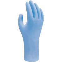Gants jetables biod&eacute;gradable, T-petit, Nitrile, 2,5 mils, Sans poudre, Bleu Trail Hammer and Bolt
