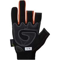 Clutch Gear&reg; Open-Finger Framers Gloves, Synthetic Palm, Size Small Trail Hammer and Bolt
