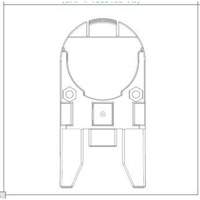 Adaptateur de casque de s&eacute;curit&eacute; pour serre-t&ecirc;tes VeriShield de Howard Leight Trail Hammer and Bolt