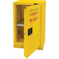 Flammable Storage Cabinet, 12 gal., 1 Door, 23" W x 35" H x 18" D Trail Hammer and Bolt