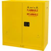 Armoire pour produits inflammables, 30 gal., 2 Porte(s), 43" La x 44" h x 18" p Trail Hammer and Bolt