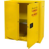 Armoire pour produits inflammables, 30 gal., 2 Porte(s), 43" La x 44" h x 18" p Trail Hammer and Bolt