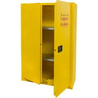 Armoire pour produits inflammables, 45 gal., 2 Porte(s), 43" La x 65" h x 18" p Trail Hammer and Bolt