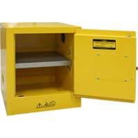 Flammable Storage Cabinet, 4 gal., 1 Door, 17" W x 22" H x 18" D Trail Hammer and Bolt