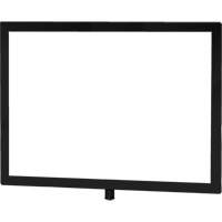 Heavy-Duty Horizontal Sign Holder for Classic Posts, Black Trail Hammer and Bolt