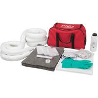 Premium Spill Kit, Universal, Bag, 10 US gal. Absorbancy Trail Hammer and Bolt
