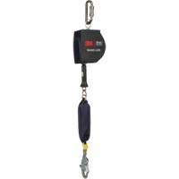 Nano-Lok Extended Length Self Retracting Lifeline, 15', Stainless Steel, Swivel Trail Hammer and Bolt
