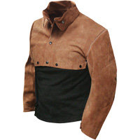 Plastron &agrave; manches en cuir de qualit&eacute; standard, 2T-Grand, Brun Trail Hammer and Bolt