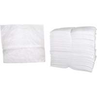 Petroleum Sorbent Pads, Oil Only, 19" x 17", 38.7 gal. Absorbancy Trail Hammer and Bolt