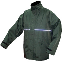 Journeyman Waterproof Jacket, Nylon, Medium, Green Trail Hammer and Bolt