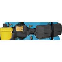 EcoPolyBlend Drum Management Stack Module, 46" L x 48" W x 12" H Trail Hammer and Bolt