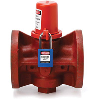Drinking Fountain Safety Cover & Plug Valve Lockout, Valve/Water Tap Kit Trail Hammer and Bolt