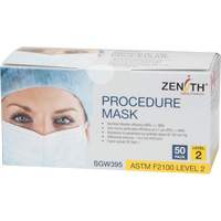 Disposable Procedure Face Masks, ASTM F2100 Level 2, Class 1 Trail Hammer and Bolt
