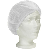 Bonnet bouffant pliss&eacute; Ronco Care, Polypropyl&egrave;ne, 24", Blanc Trail Hammer and Bolt