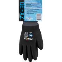 ZX-30° Premium Coated Gloves, Large, Foam PVC Coating, 15 Gauge, Nylon Shell Trail Hammer and Bolt