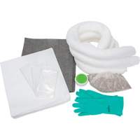 Spill Kit, Oil Only/Universal, Bag, 10 US gal. Absorbancy Trail Hammer and Bolt