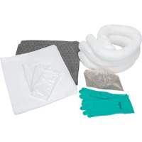Spill Kit, Oil Only/Universal, Bag, 10 US gal. Absorbancy Trail Hammer and Bolt