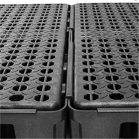 Black Diamond Low Profile Spill Pallet, 25.5 US gal. Spill Capacity, 49" x 24" x 6.5" Trail Hammer and Bolt