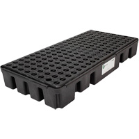 Black Diamond Low Profile Spill Pallet, 25.5 US gal. Spill Capacity, 49" x 24" x 6.5" Trail Hammer and Bolt