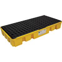 Low Profile Spill Pallet, 25.5 US gal. Spill Capacity, 49" x 24" x 6.5" Trail Hammer and Bolt