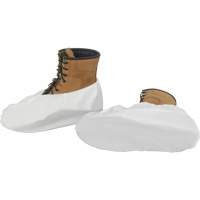Shoe Covers, One Size, Microporous, White Trail Hammer and Bolt