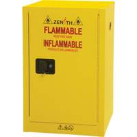 Flammable Aerosol Storage Cabinet, 12 gal., 1 Door, 23" W x 35" H x 18" D Trail Hammer and Bolt