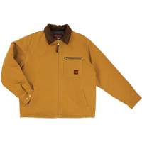 Duck Chore Jacket, Men's, Small, Brown Trail Hammer and Bolt