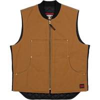 Gilet &agrave; moto WV04, Hommes, Petit, Brun Trail Hammer and Bolt