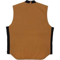 Gilet &agrave; moto WV04, Hommes, Petit, Brun Trail Hammer and Bolt