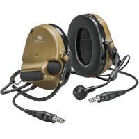 Casque VI NIB avec deux fils de sortie Peltor ComTac, Style Cordon cervical, 22 dB Trail Hammer and Bolt
