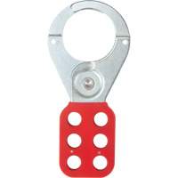 Safety Lockout Hasp, Red Trail Hammer and Bolt
