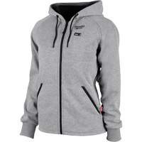 M12 Heated Hoodie Kit, Women's, Small, Grey, Polyester Trail Hammer and Bolt