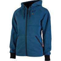 M12 Heated Hoodie Kit, Women's, Small, Blue, Polyester Trail Hammer and Bolt