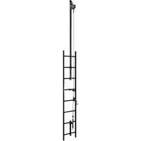 Lad-Saf Cable Vertical Safety System Climb Extension Bracketry, Galvanized Steel Trail Hammer and Bolt