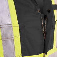 7702BK FR-Tech&reg; 88/12 FR Arc Rated Coveralls, Size 36, Black, 9.7 cal/cm² Trail Hammer and Bolt