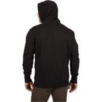 Heavy-Duty Pullover Hoodie, Men's, Small, Black Trail Hammer and Bolt