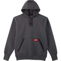 Heavy-Duty Pullover Hoodie, Men's, Small, Grey Trail Hammer and Bolt