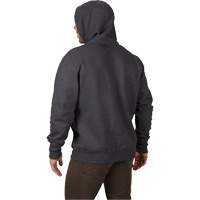Heavy-Duty Pullover Hoodie, Men's, Small, Grey Trail Hammer and Bolt