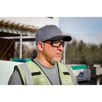 Workskin Fitted Hat, Grey, Poly-Cotton Trail Hammer and Bolt