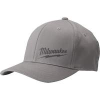 Flexfit&reg; Fitted Hat - Large/X-Large, Grey, Poly-Cotton Trail Hammer and Bolt