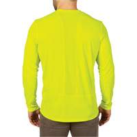 Workskin Lightweight High Visibility Shirt, Men's, Small, Yellow Trail Hammer and Bolt