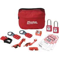 Standard Lockout Kit with Zenex Thermoplastic Locks, Electrical Kit, 13 Components Trail Hammer and Bolt