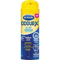 Dr. Scholl's&reg; Odour Destroyers&reg; All-Day Foot Deodorant Spray Powder Trail Hammer and Bolt
