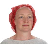 Bonnets bouffants, Polypropyl&egrave;ne, 21", Rouge Trail Hammer and Bolt