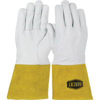 Gant TIG en cuir de premi&egrave;re qualit&eacute; Ironcat, Cuir fleur de chevreau, Taille Petit Trail Hammer and Bolt
