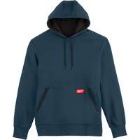 Midweight Pullover Hoodie, Men's, Small, Blue Trail Hammer and Bolt