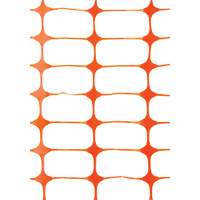 Snow Fence, 50' L x 4' W, Orange Trail Hammer and Bolt