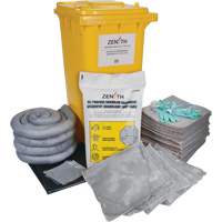 Spill Kit, Universal, Bin, 63 US gal. Absorbancy Trail Hammer and Bolt