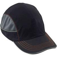 Skullerz 8950XL Bump Cap with Long Brim, Black Trail Hammer and Bolt